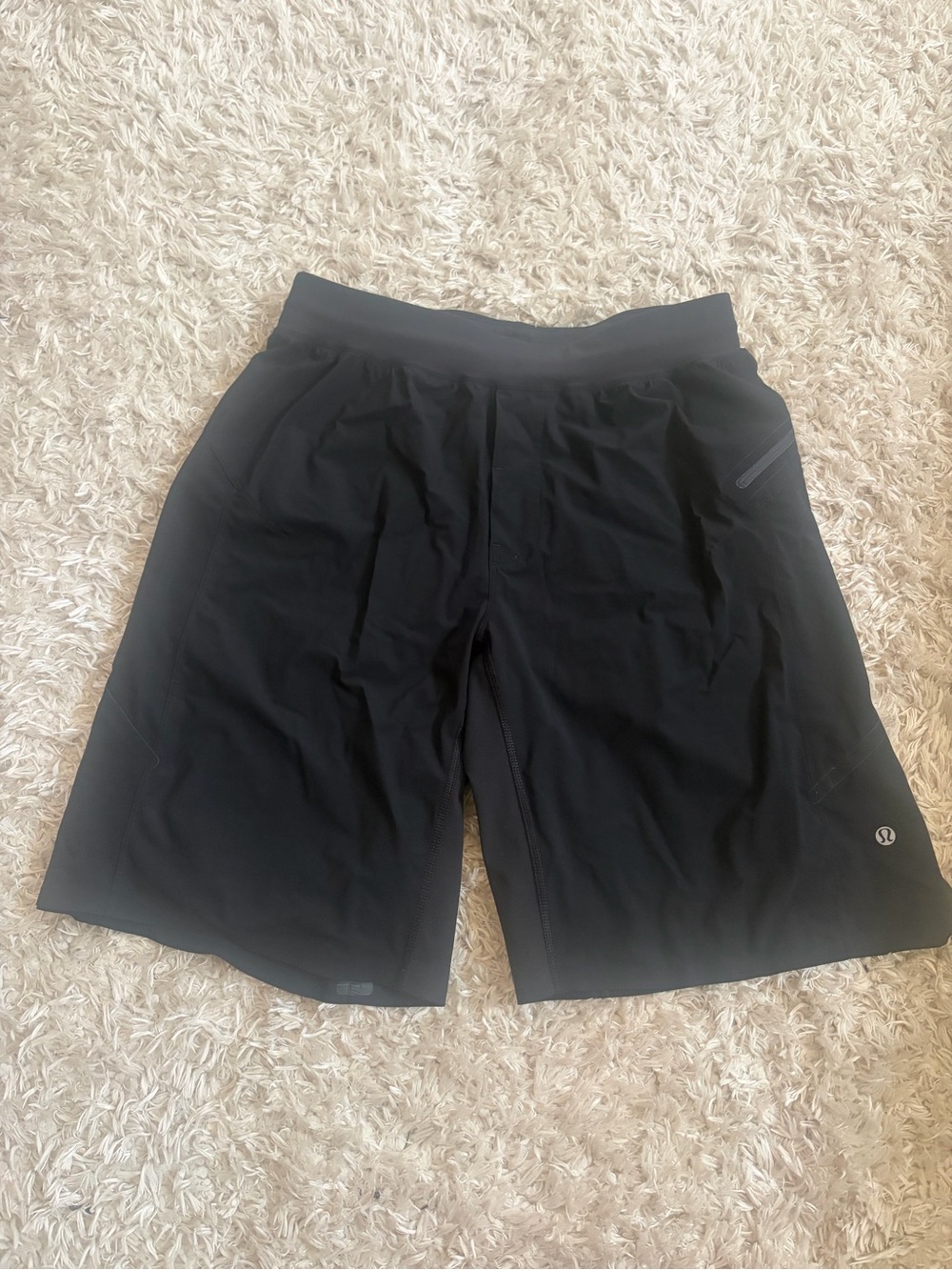 lululemon athletica Men’s Black Performance Athletic Shorts
